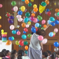 愛知県常滑市・鬼崎中保育園のお誕生会　～ イベント出張企画報告 ～