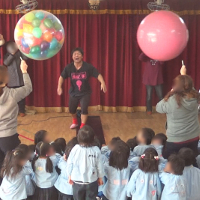 愛知県名古屋市・みどり幼稚園のお楽しみ会　～ イベント出張企画報告 ～